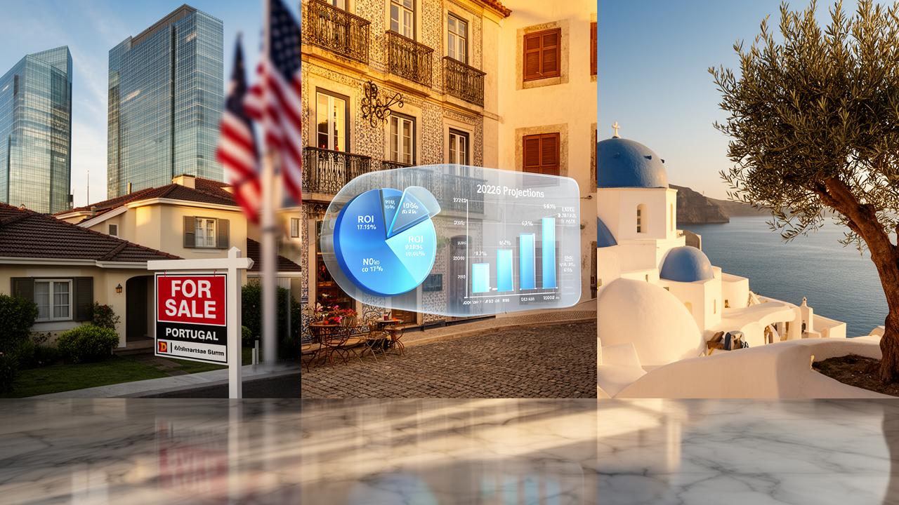 USA vs Portugal vs Greece: The Real Estate Showdown for Investors in 2026