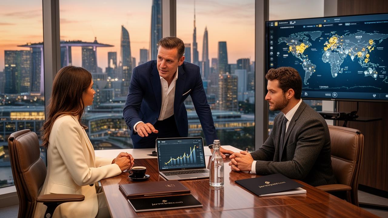 Become a Sponsor of a High-End Audience in Wealth Management and International Real Estate with jarniascyril.com