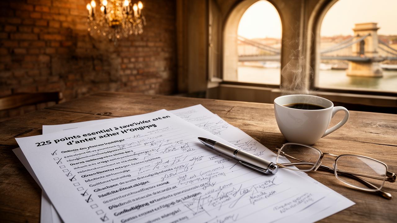Complete checklist before buying in Hungary: the 25 points to scrutinize