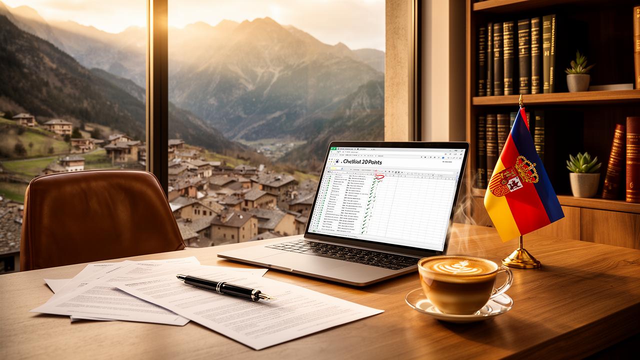 Ultimate Checklist: 20 Points to Check Before Opening a Company in Andorra