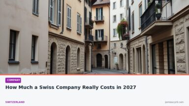 How Much a Swiss Company Really Costs in 2027 — the Actual Requirements, and When to Say No