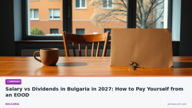 Salary vs Dividends in Bulgaria in 2027: How to Pay Yourself from an EOOD